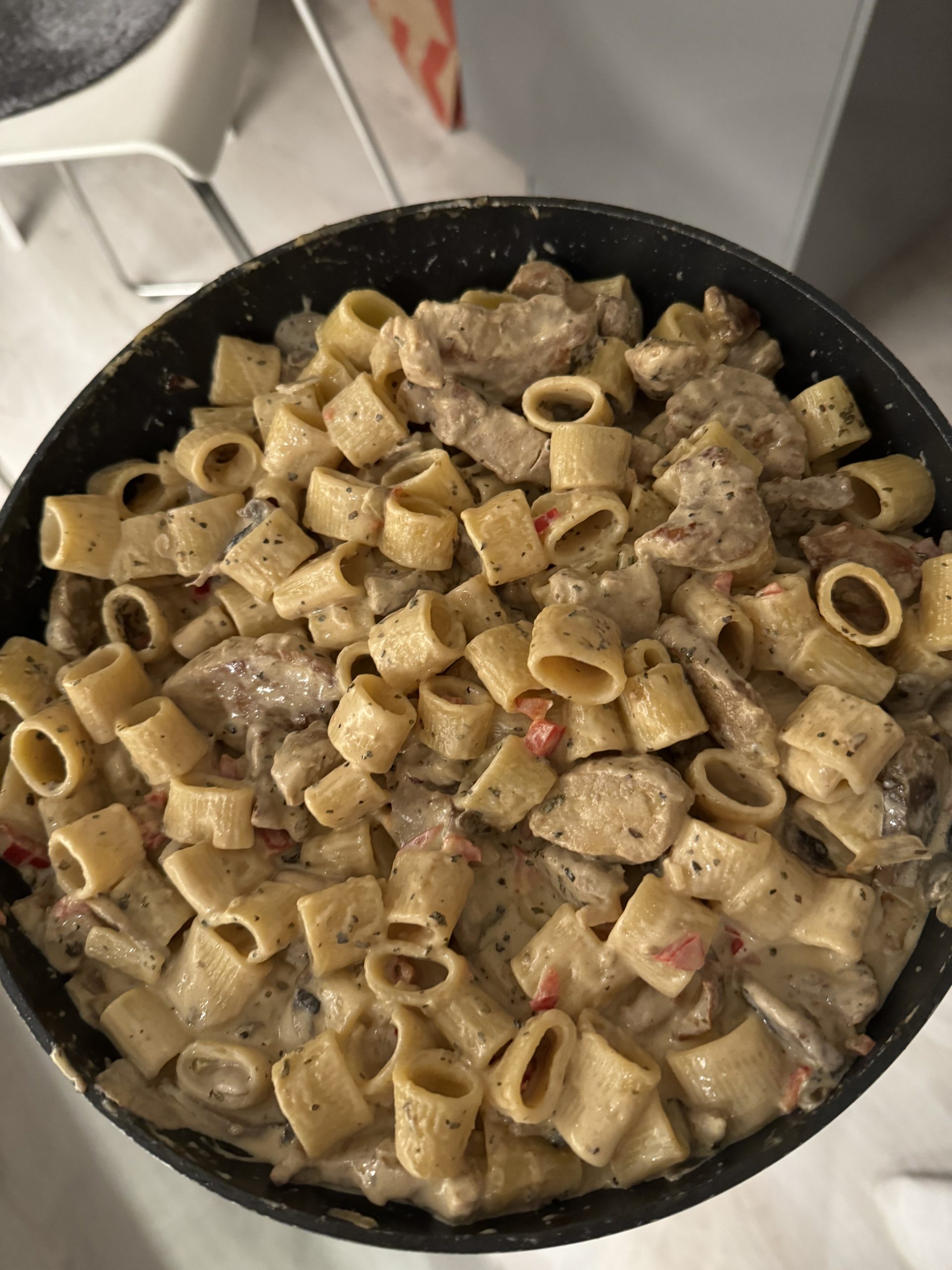 Fl skfil Pasta Med Champinjoner Veronicas Mat