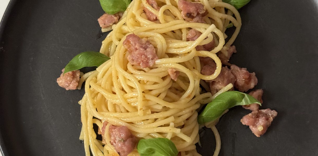Salsiccia carbonara