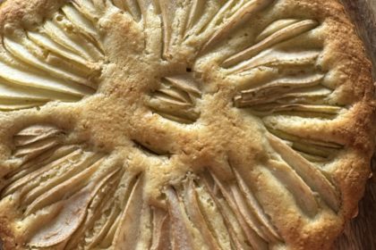 Päron och mandelkaka