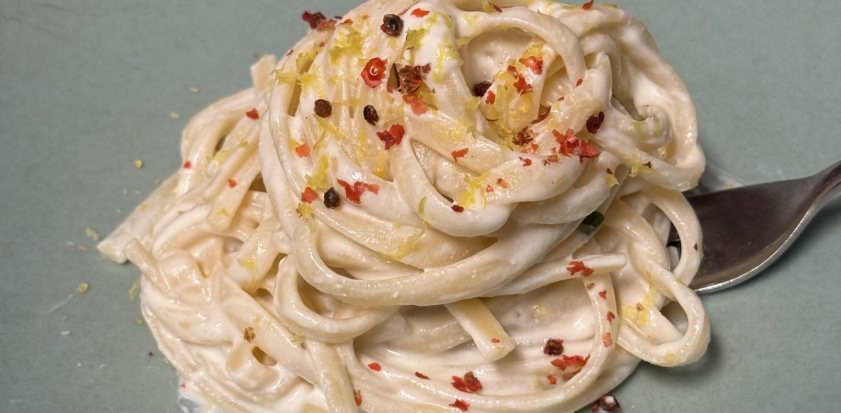 Pasta med riccota och Citron