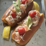 Shrimp rolls i briochekorvbröd
