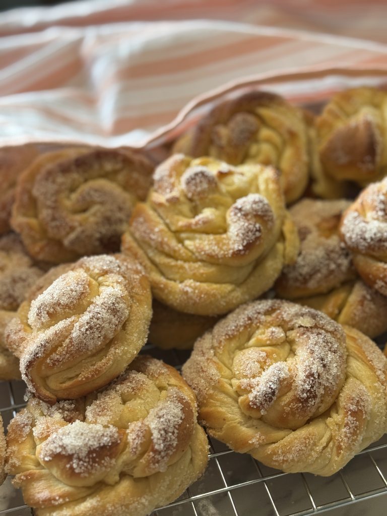 Sockerbullar med vaniljsmak