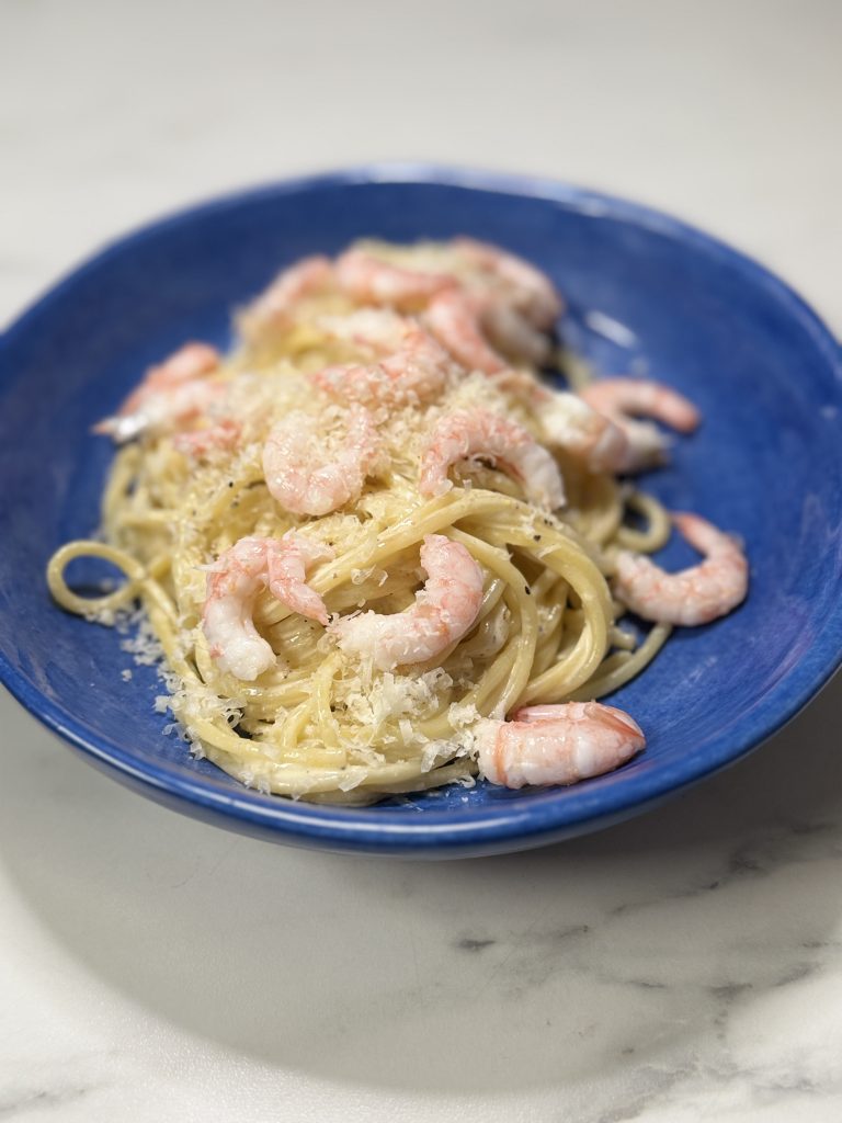 Citron och sauvignon pasta