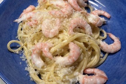 Citron och sauvignon pasta