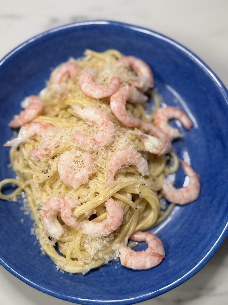 Citron och sauvignon pasta