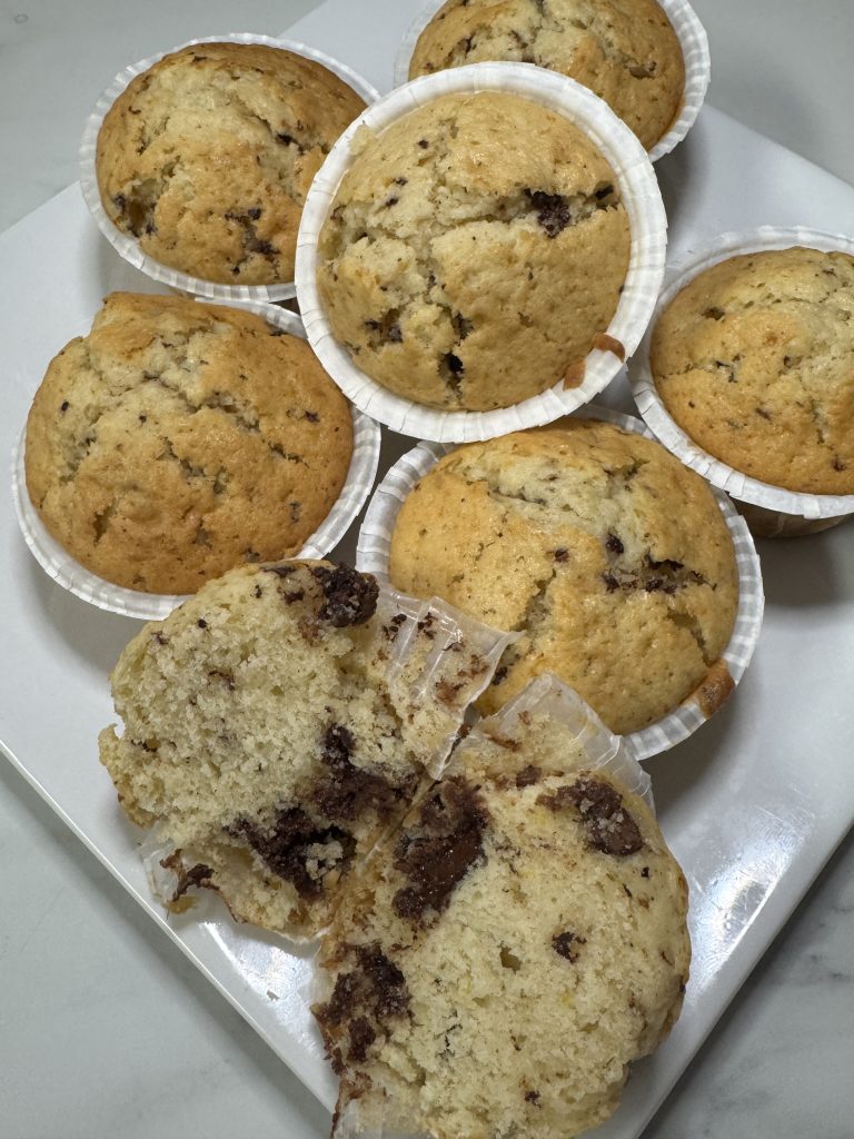 Apelsin och chokladmuffins