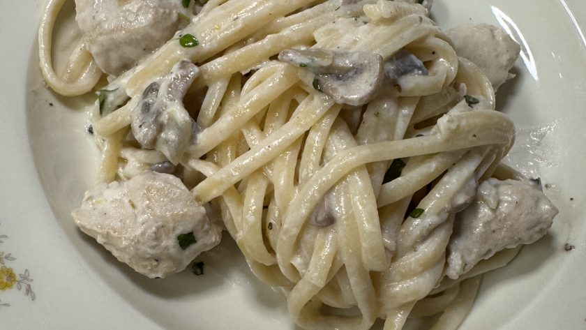 Kyckling och ricotta pasta