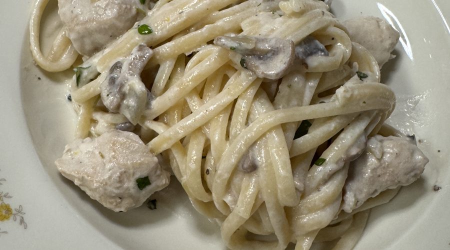 Kyckling och ricotta pasta