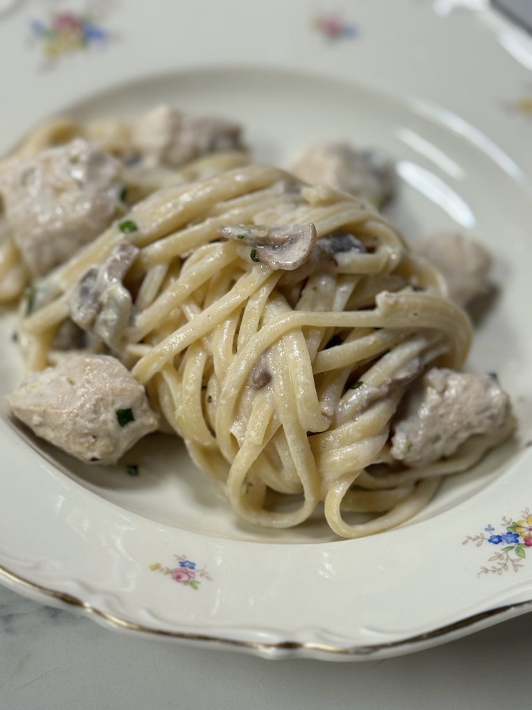 Kyckling och ricotta pasta