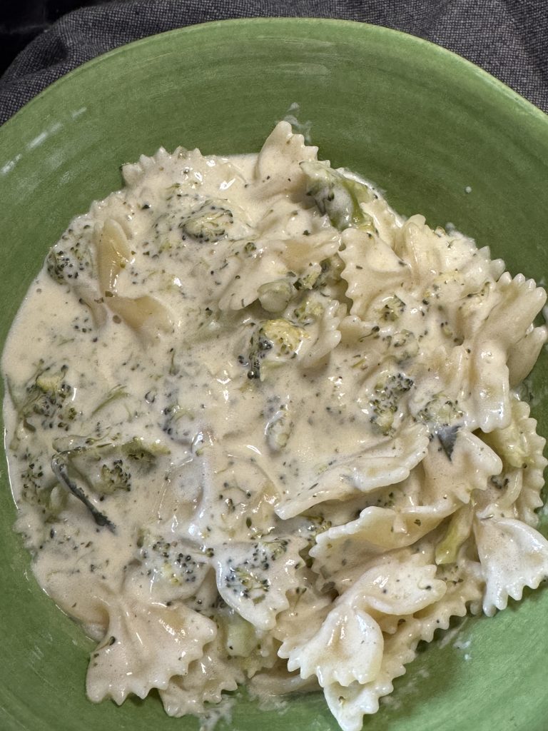 broccoli- och boursinpastan