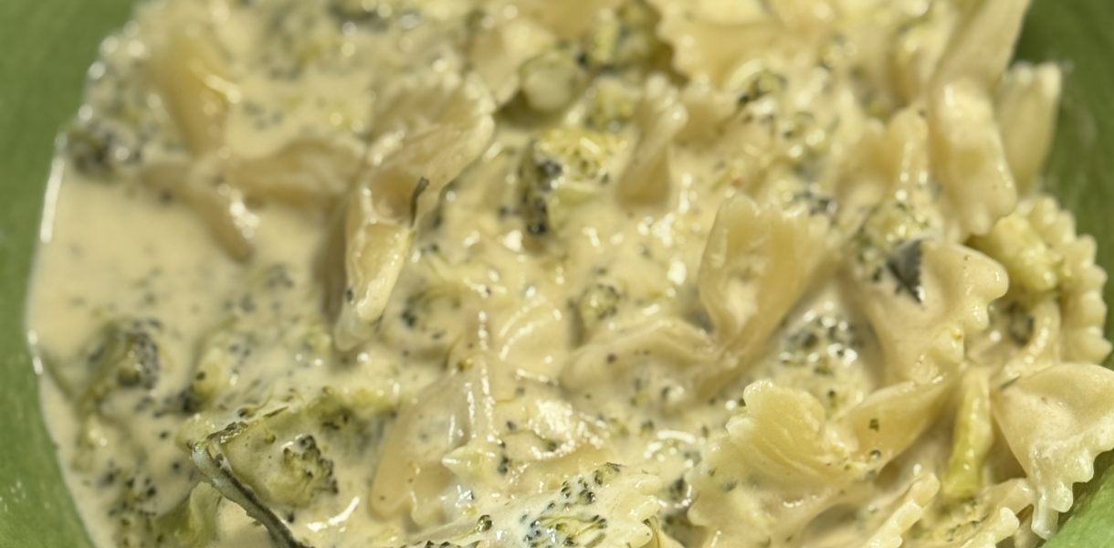 broccoli- och boursinpastan