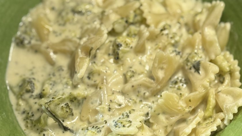 broccoli- och boursinpastan