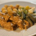 Fläskfiléstroganoff.