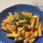 Krämig tomat och kycklingpasta