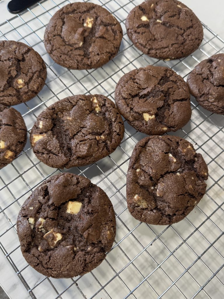 Trippel chocolate cookies