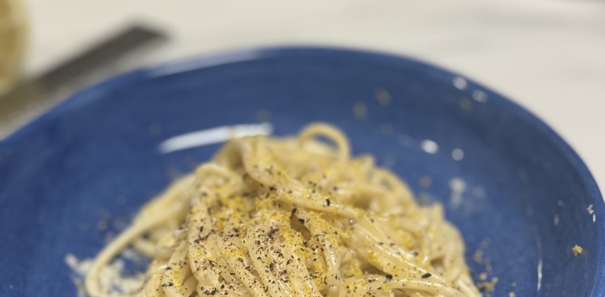 Pasta mascarpone och citron