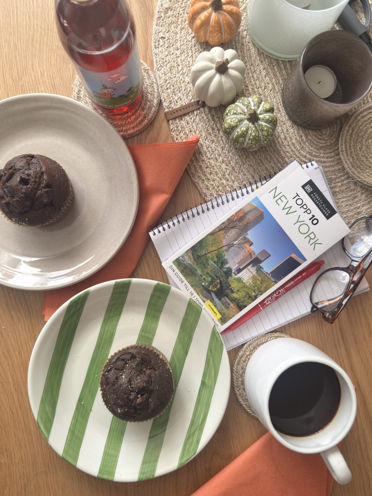 Chokladmuffins med planer
